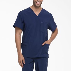 Men's EDS Essentials V-Neck Scrub Top
