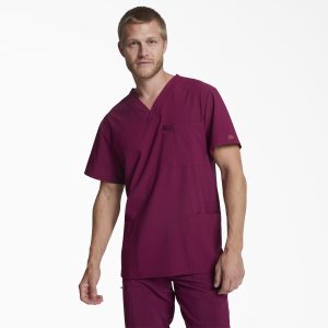 Men's EDS Essentials V-Neck Scrub Top