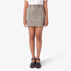 Women's High Waisted Carpenter Skirt
