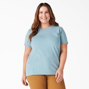 Women's Plus Heavyweight Short Sleeve Pocket T-Shirt