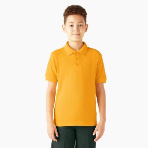 Kids' Piqué Short Sleeve Polo