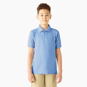 Kids' Piqué Short Sleeve Polo