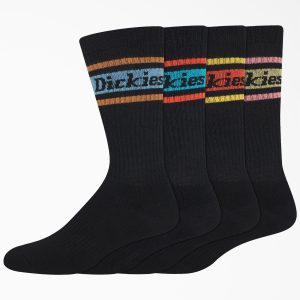 Rugby Stripe Socks. Size 6-12. 4-Pack
