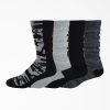 Logo Camo Crew Socks. Size 6-12. 4-Pack